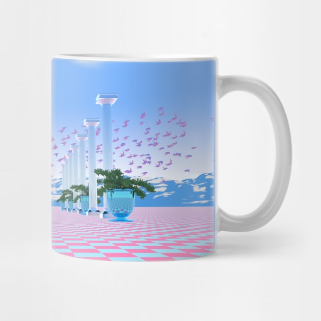 Vaporwave Landscape by AxiomDesign